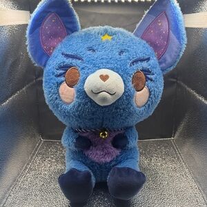 Blue Plush Toy with Purple Accents